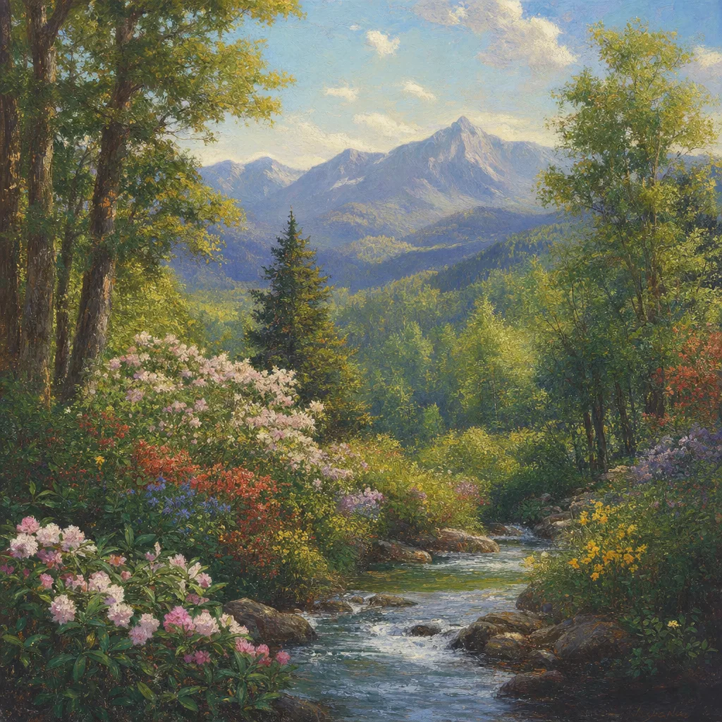 阿博特·富勒·格雷夫斯 Abbott Fuller Graves 风格生成图