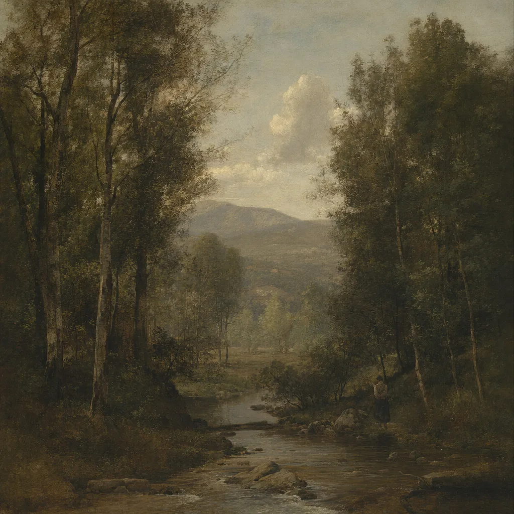 简·巴蒂斯特·卡米耶·柯罗 Camille Corot 风格生成图