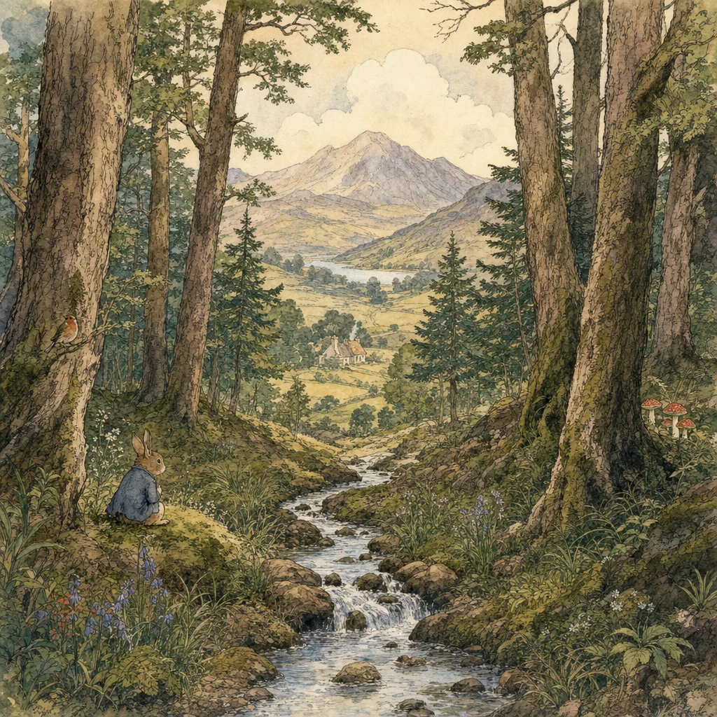 E. H. 谢泼德 E.H. Shepard 风格生成图