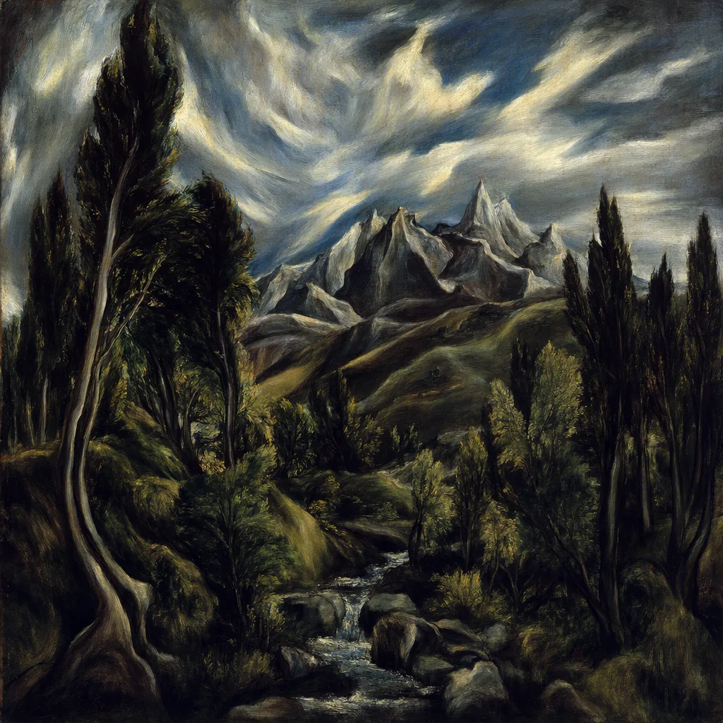 格列柯 El Greco 风格生成图