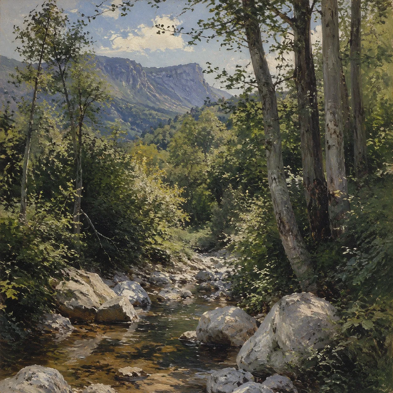 弗雷德里克·巴齐耶 Frederic Bazille 风格生成图