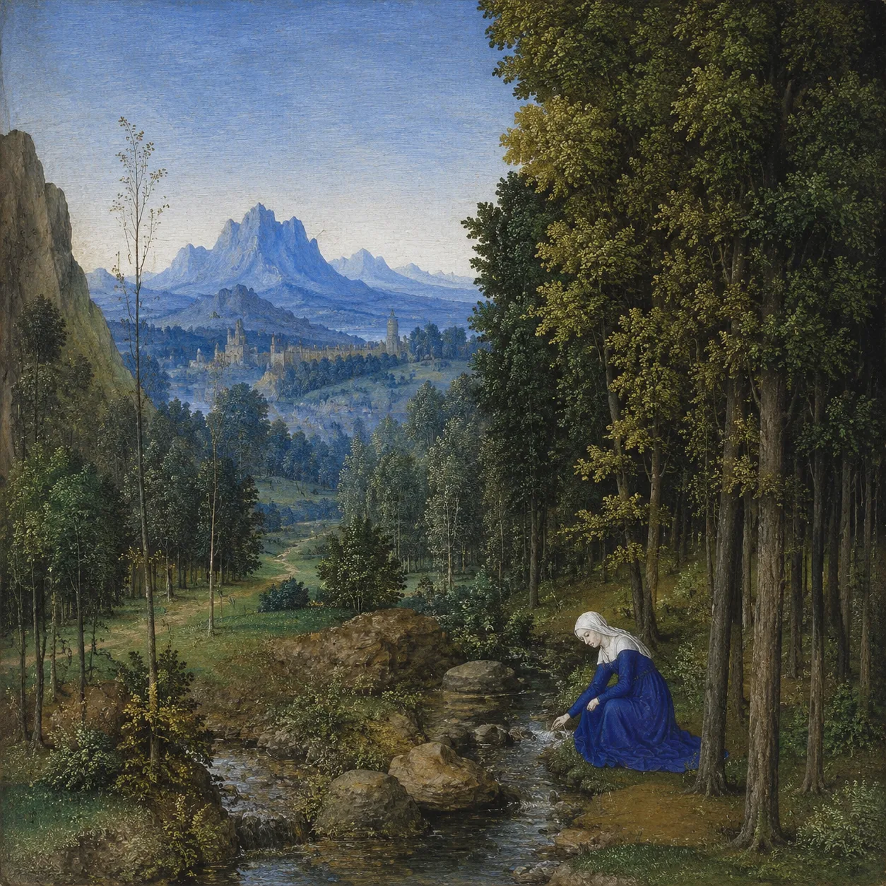 让·富凯 Jean Fouquet 风格生成图