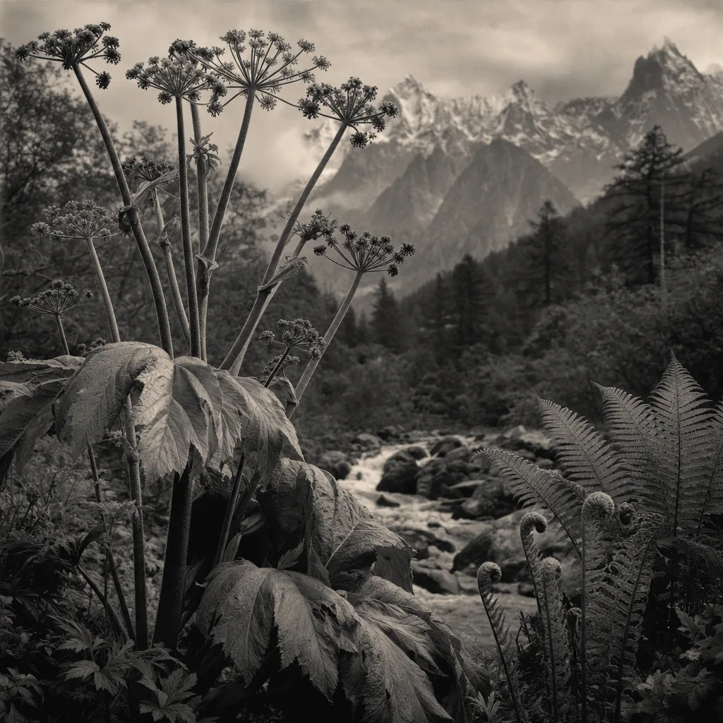 卡尔·布洛斯菲尔特 Karl Blossfeldt 风格生成图