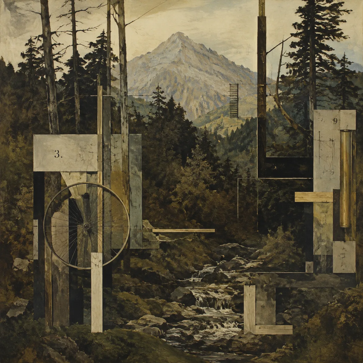 马塞尔·杜尚 Marcel Duchamp 风格生成图