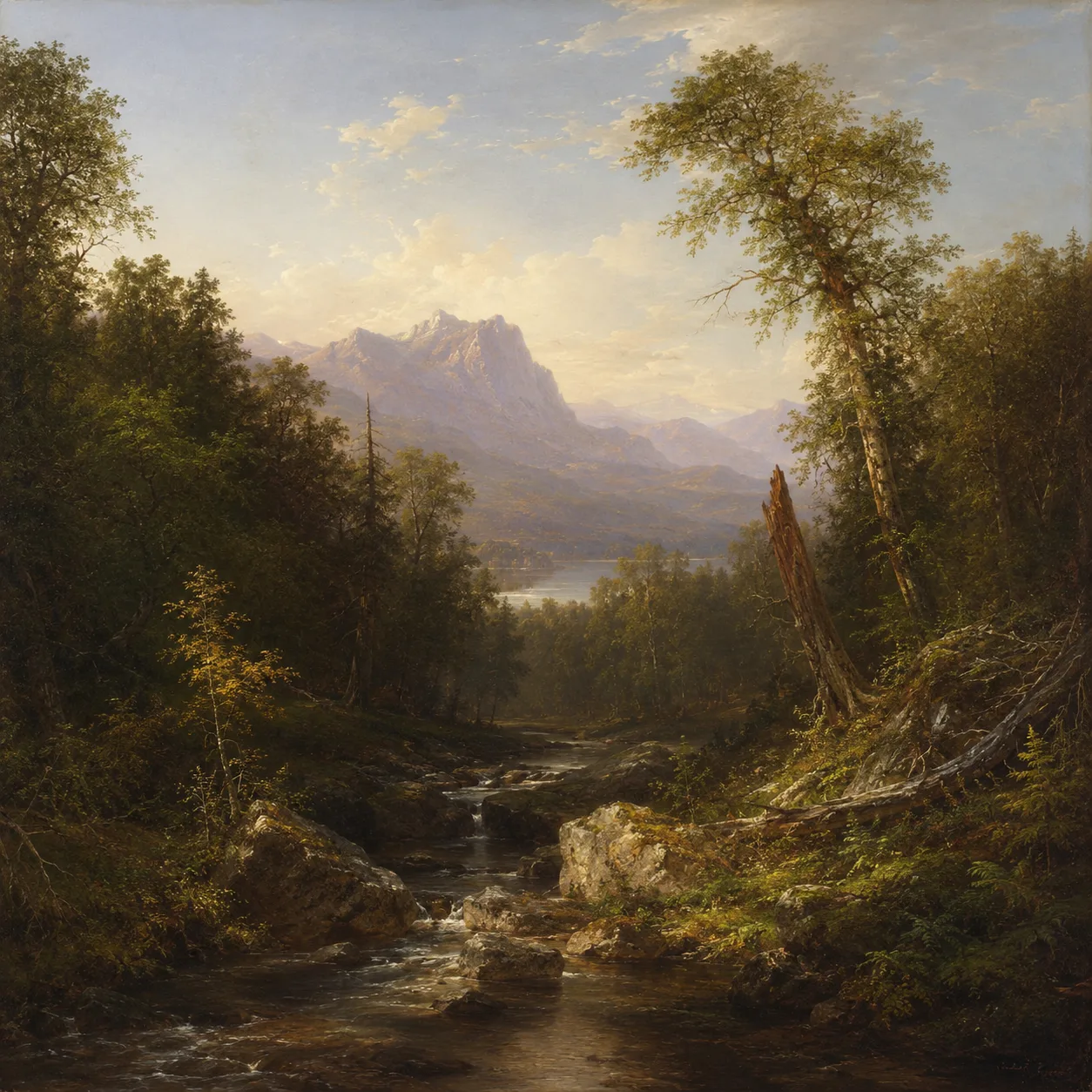 马丁·约翰逊·海德 Martin Johnson Heade 风格生成图