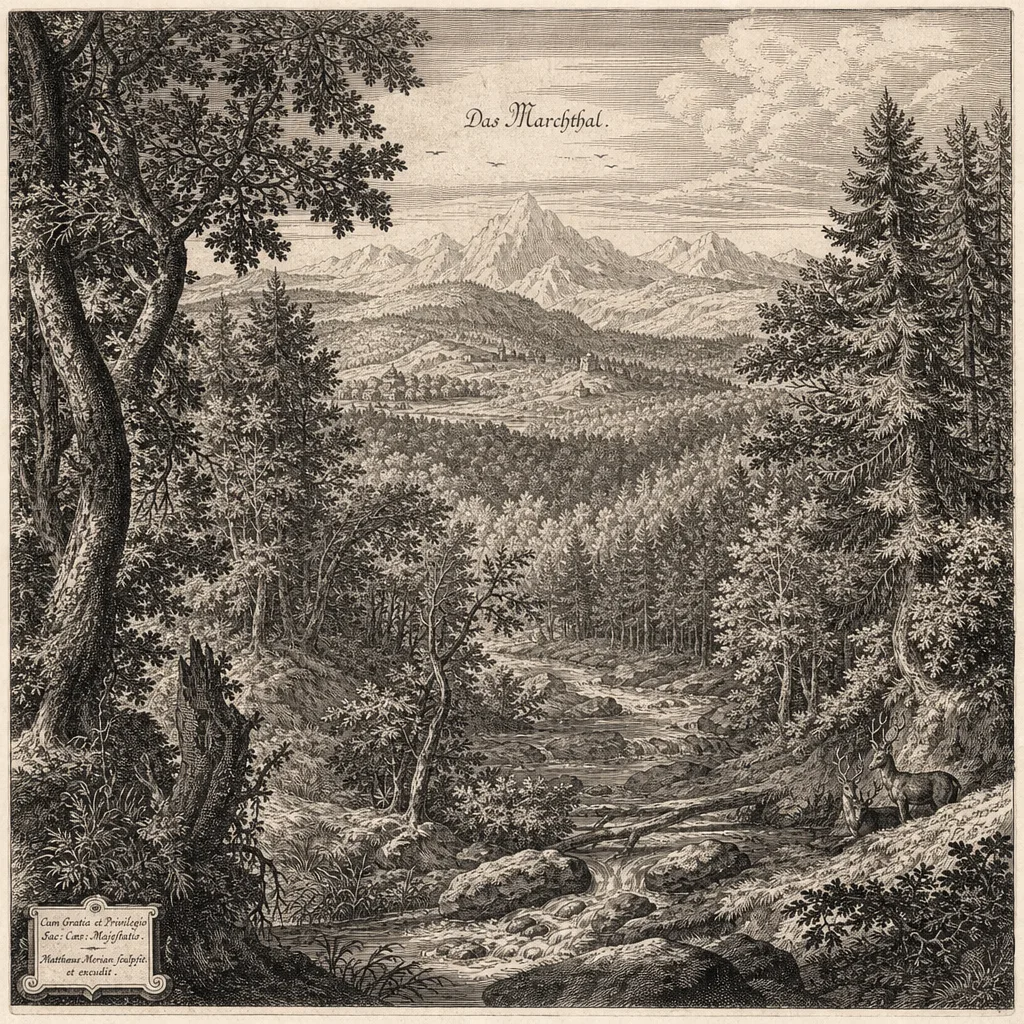 老马特乌斯·梅里安 Matthäus Merian the Elder 风格生成图