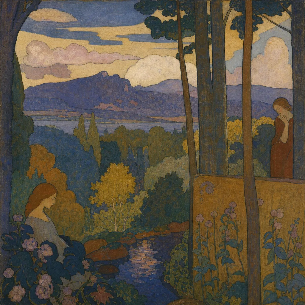 毛里斯·丹尼斯 Maurice Denis 风格生成图