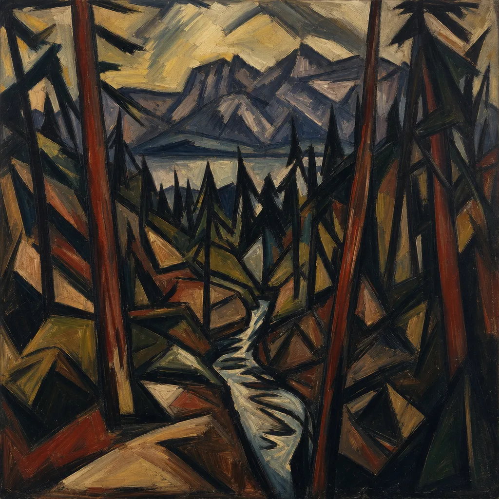 马克斯·贝克曼 Max Beckmann 风格生成图