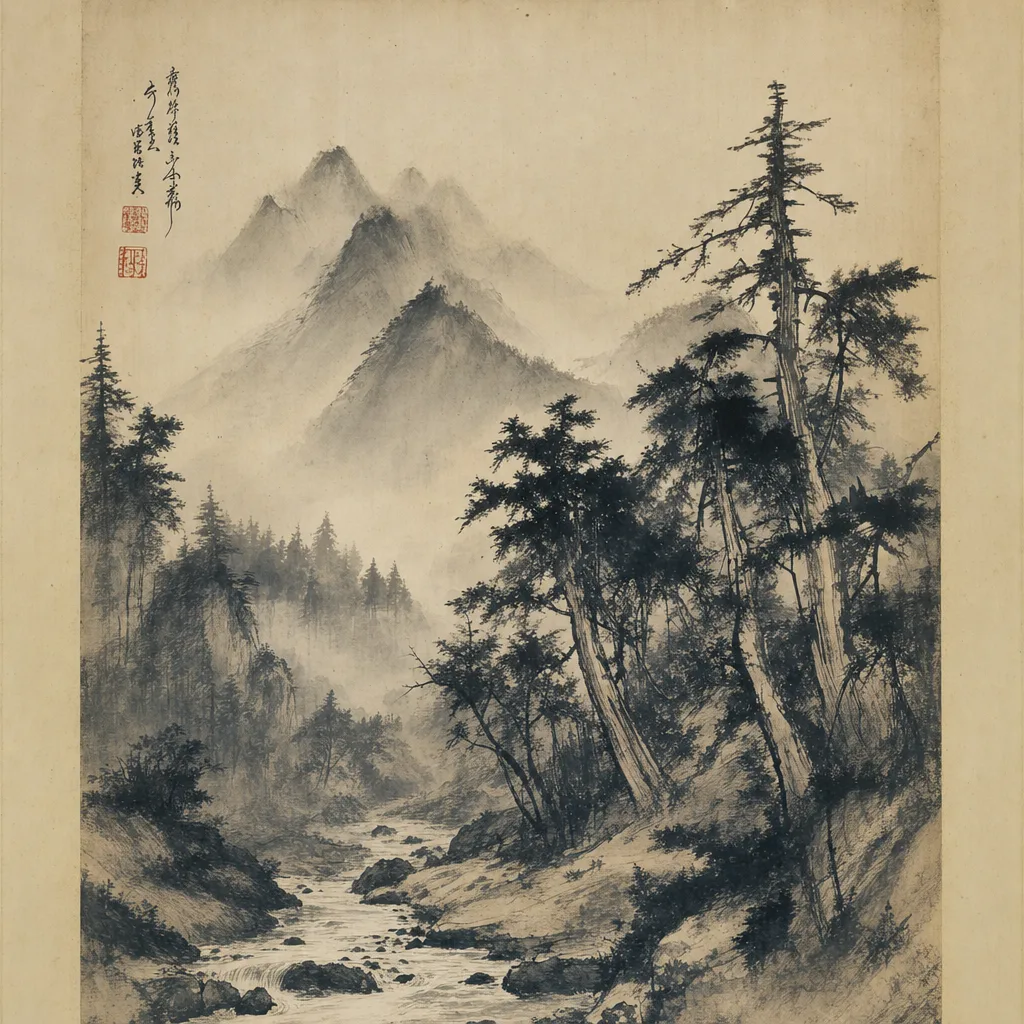 宫本武藏 Miyamoto Musashi 风格生成图