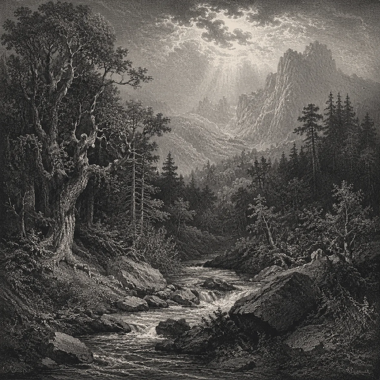 保罗·古斯塔夫·多雷 Paul Gustave Doré 风格生成图