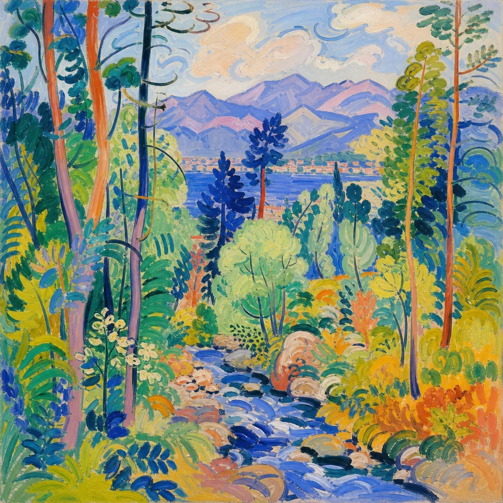 拉乌尔·杜菲 Raoul Dufy 风格生成图