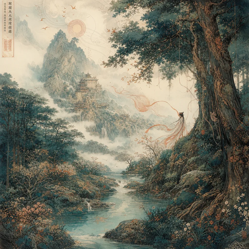 天野喜孝 Yoshitaka Amano 风格生成图